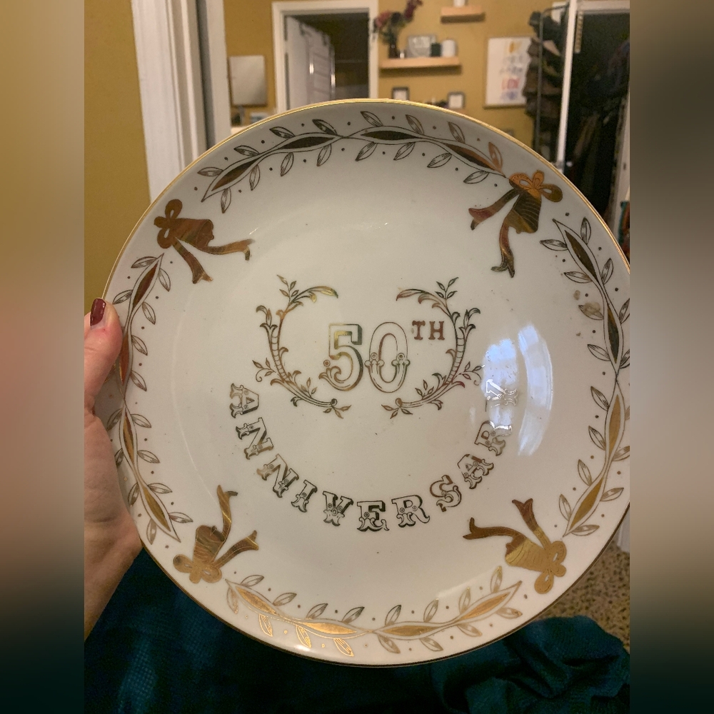 50th Anniversary Decorative Plate